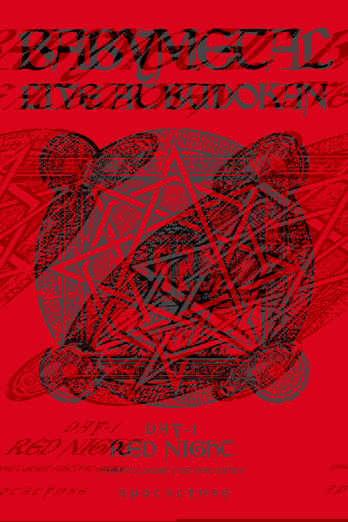 Poster de BABYMETAL Live at Budokan - Red Night - LEGEND Corset Festival Extra - APOCALYPSE