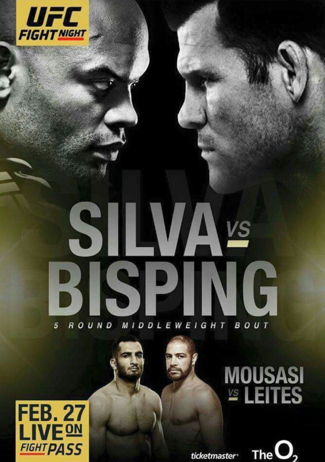 Poster de UFC Fight Night 84: Silva vs. Bisping
