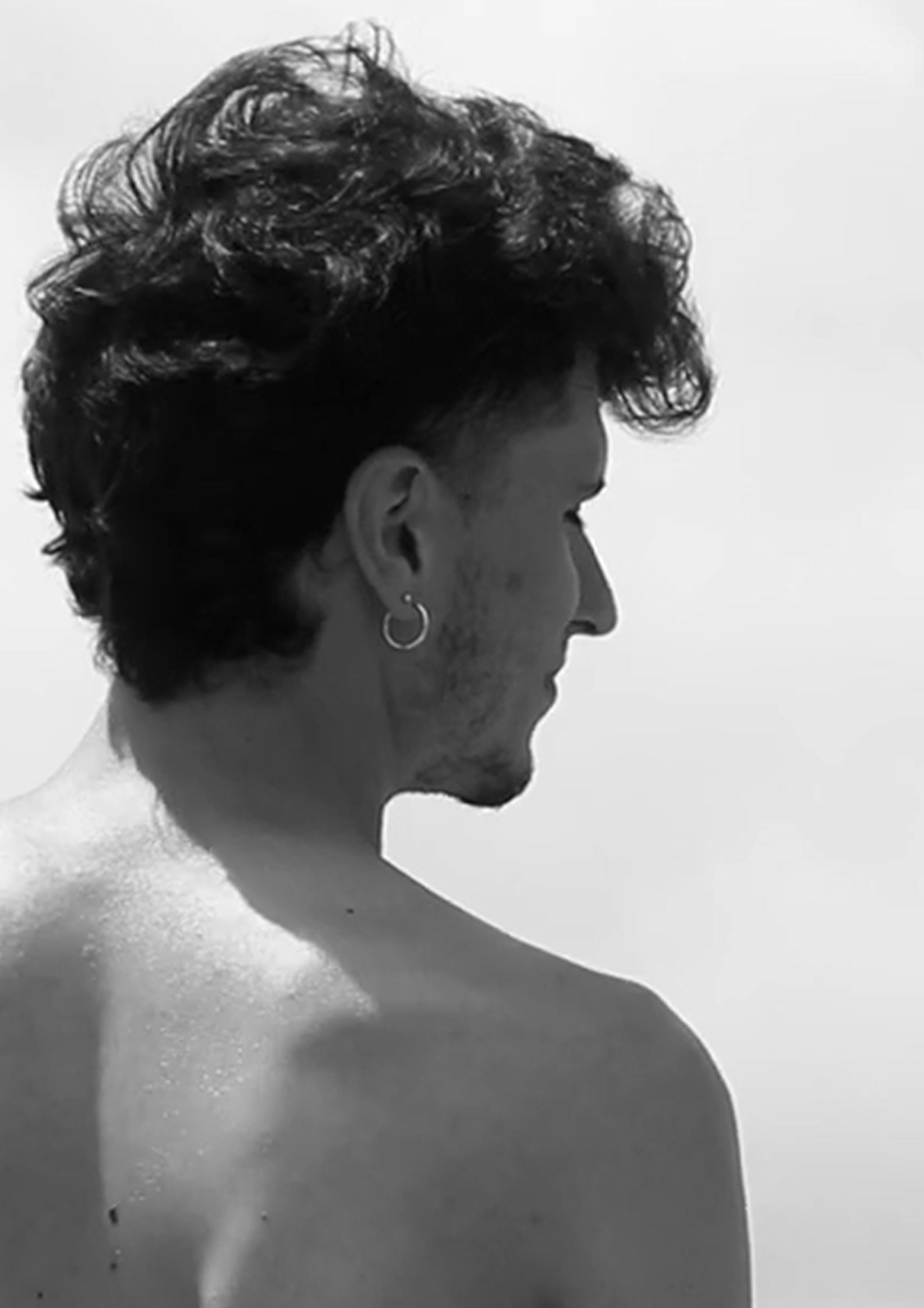 Poster de La Fotografía de Dos Chicos Frente al Mar