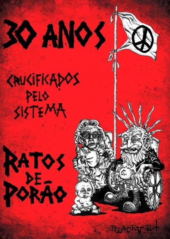 Poster de 30 Anos Crucificados pelo Sistema: Ratos de Porão