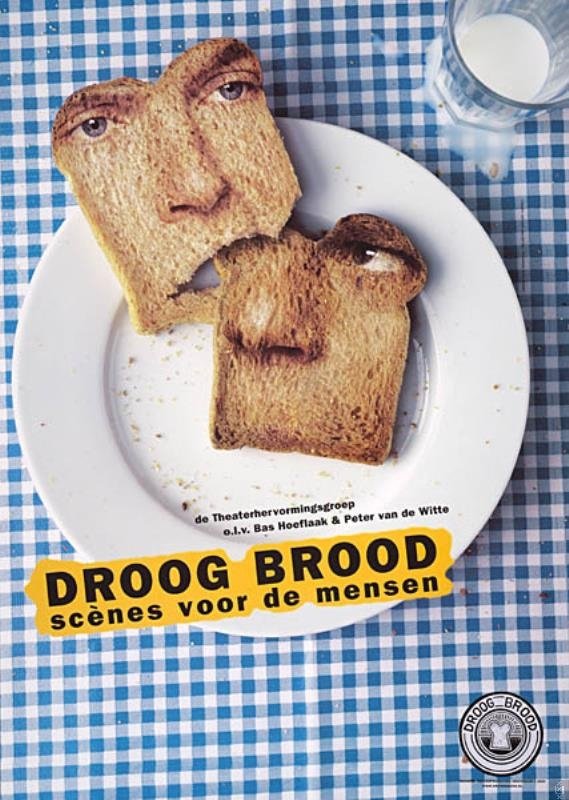 Poster de Droog Brood: Scènes voor de Mensen