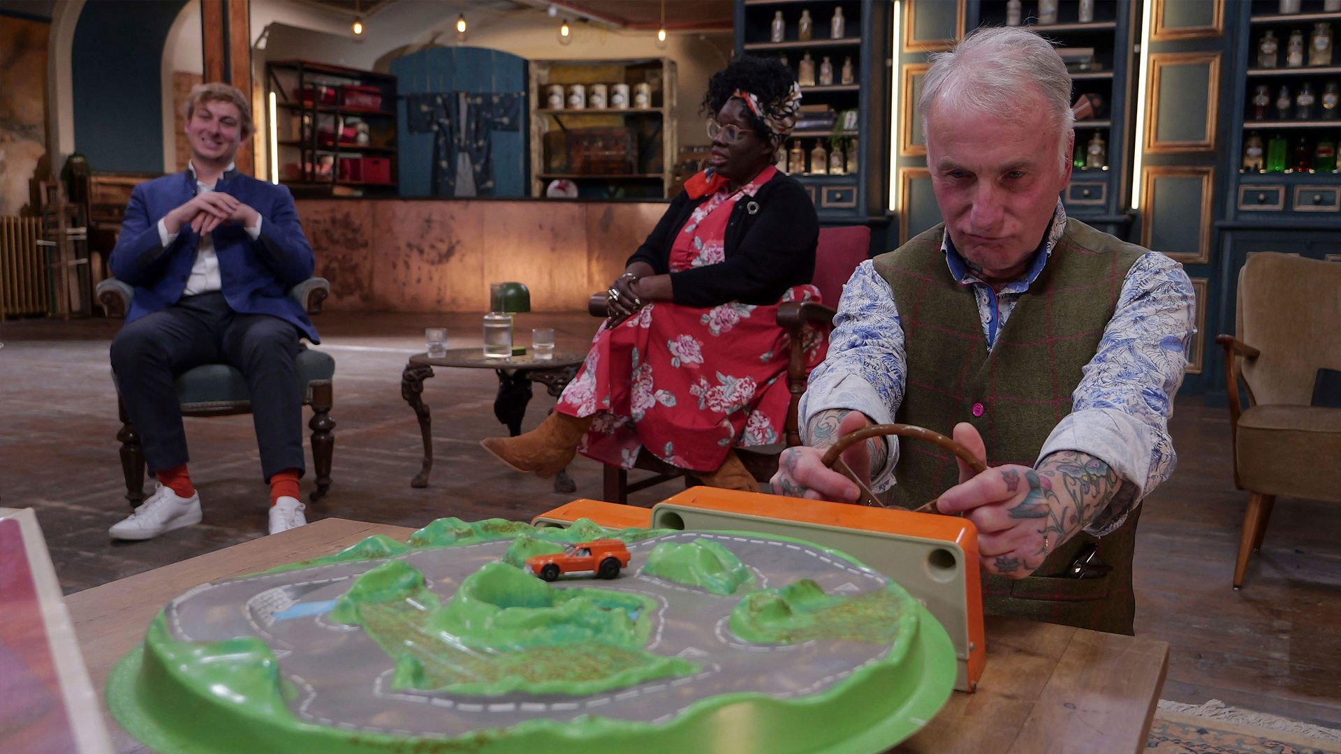 Nutcracker, Driving Game, Tretchikoff Painting