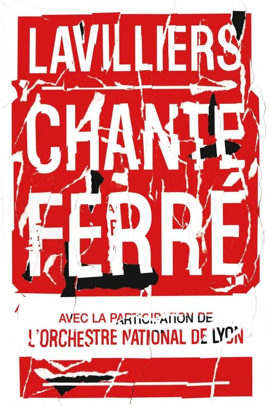 Affiche du film Lavilliers chante Ferré