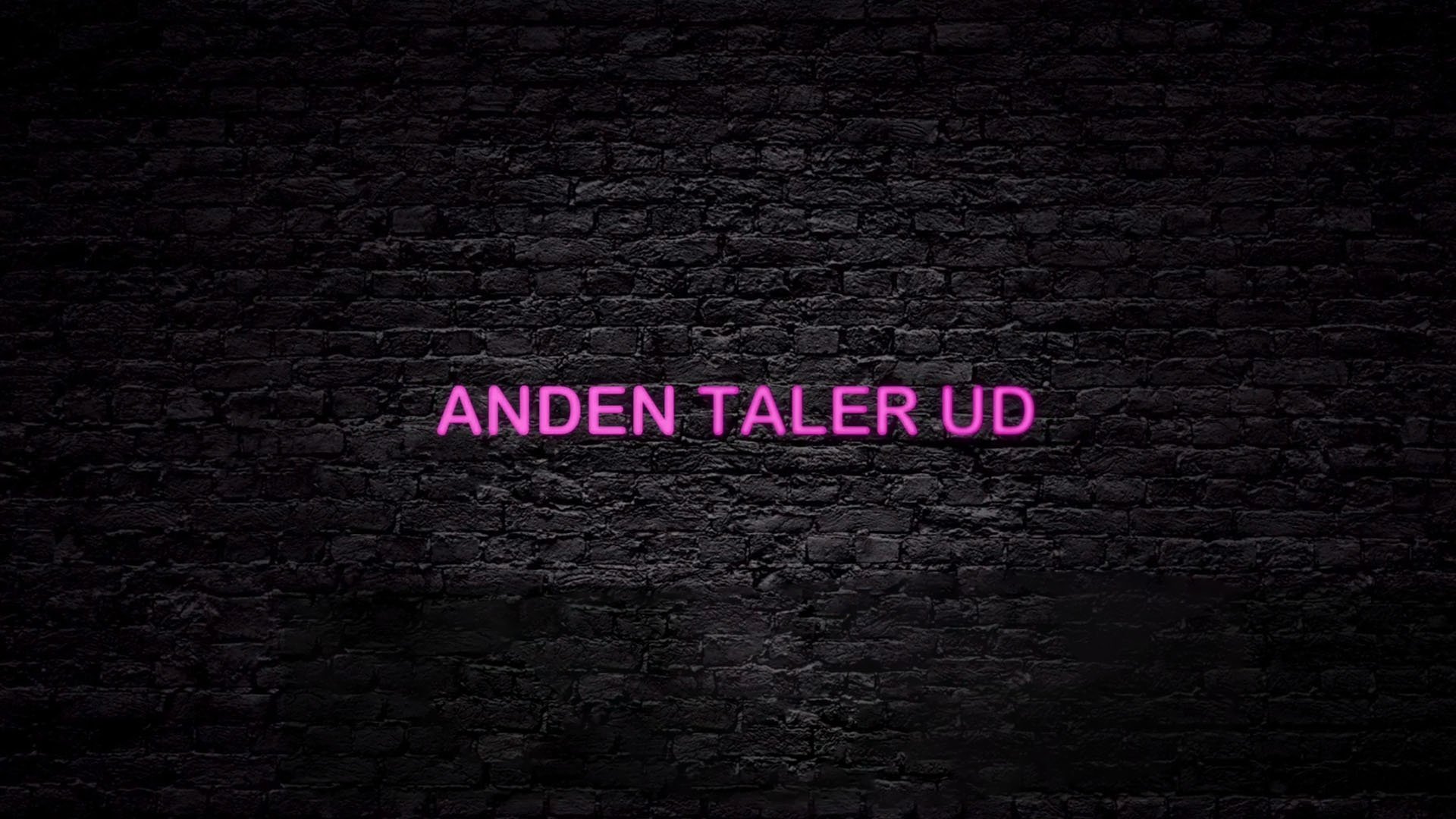 Anden taler ud