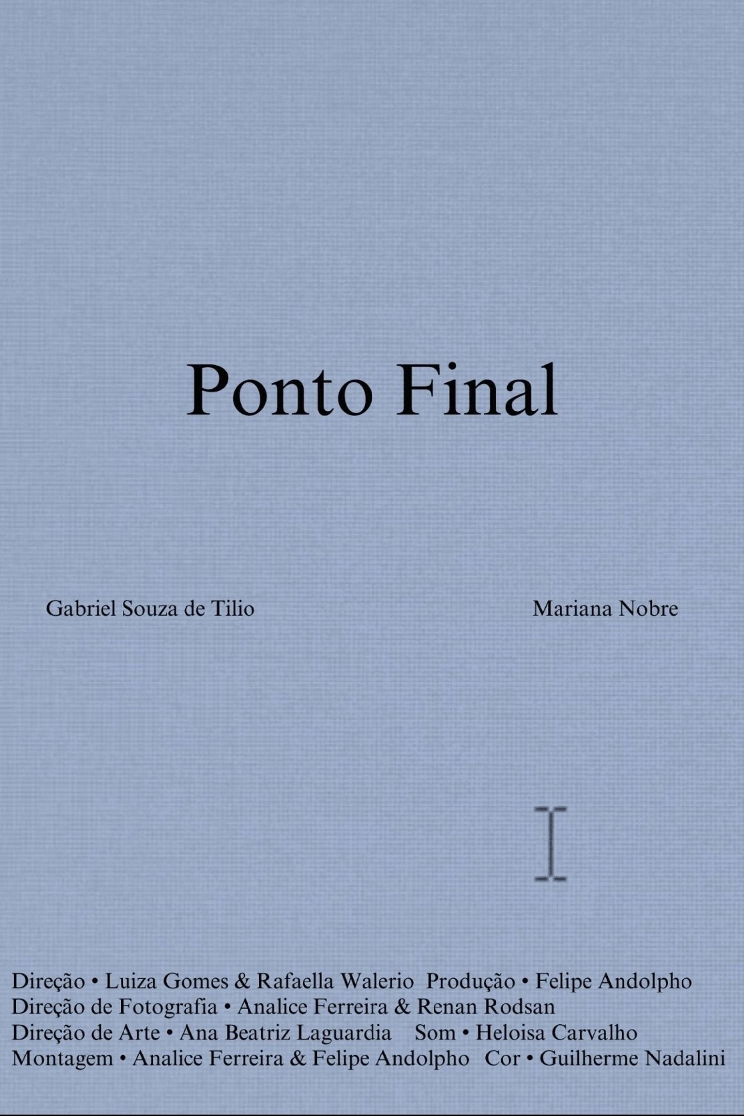 Poster de Ponto Final
