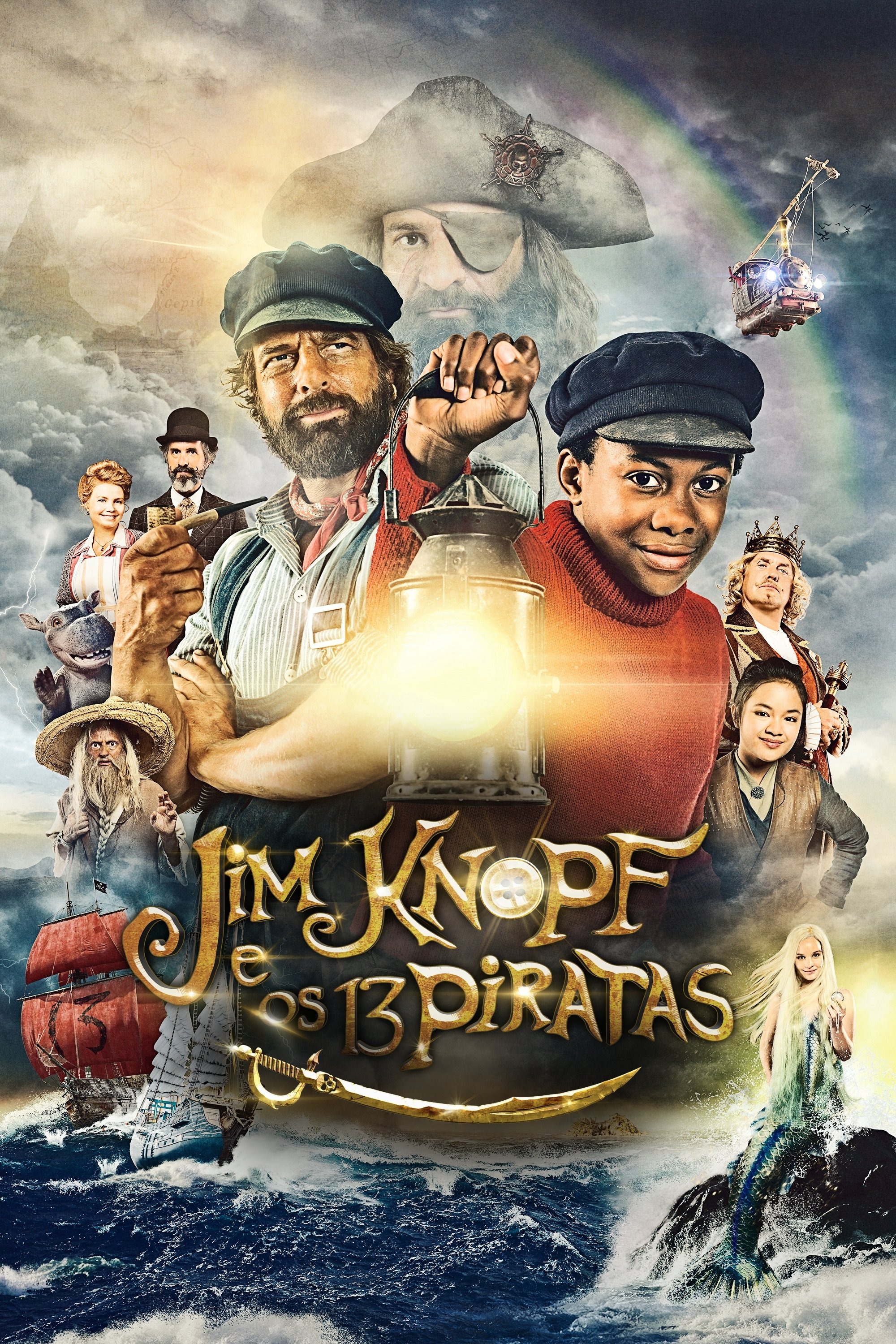 Poster de Jim Knopf e os 13 Piratas