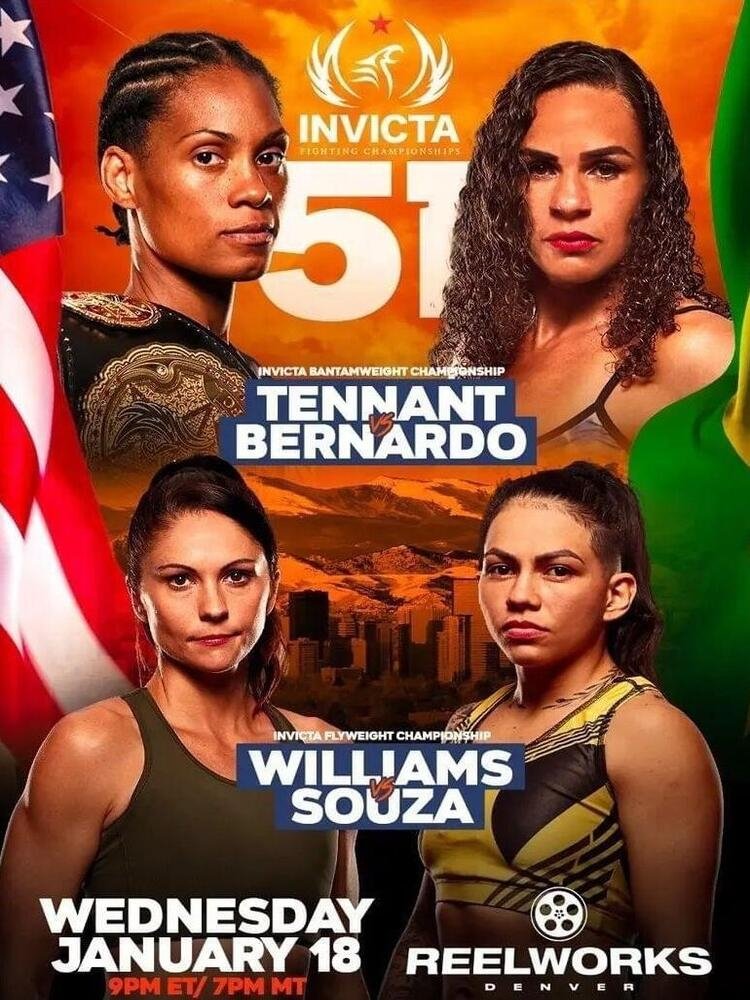 Affiche du film Invicta FC 51: Tennant vs. Bernardo