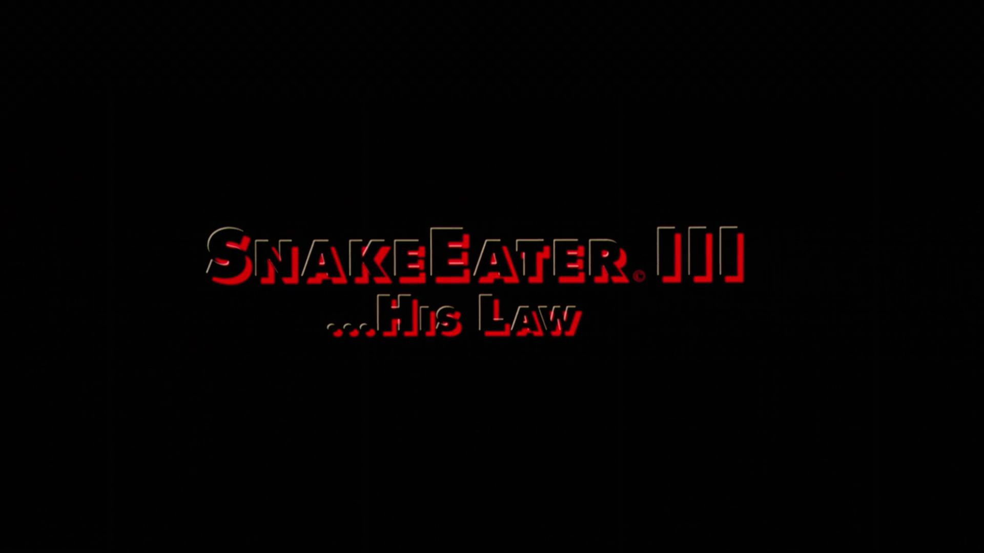 Snake Eater III: His Law (1992)