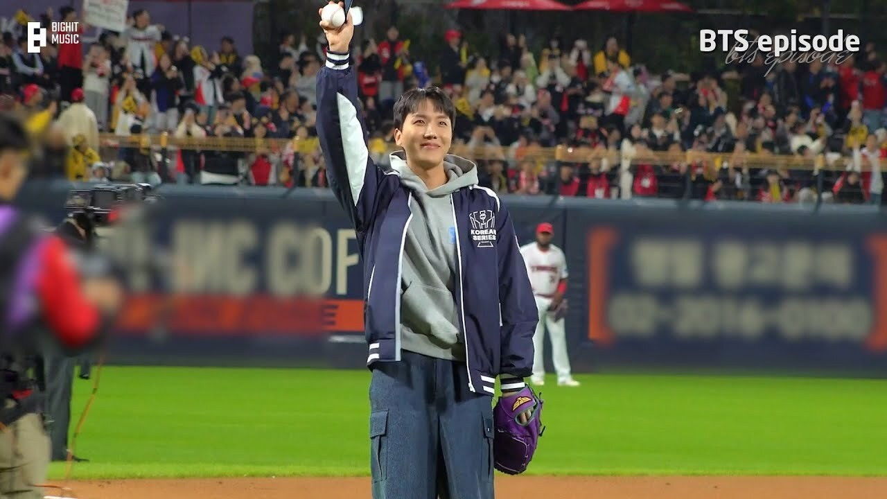 j-hope @ 2024 KBO Korean Series