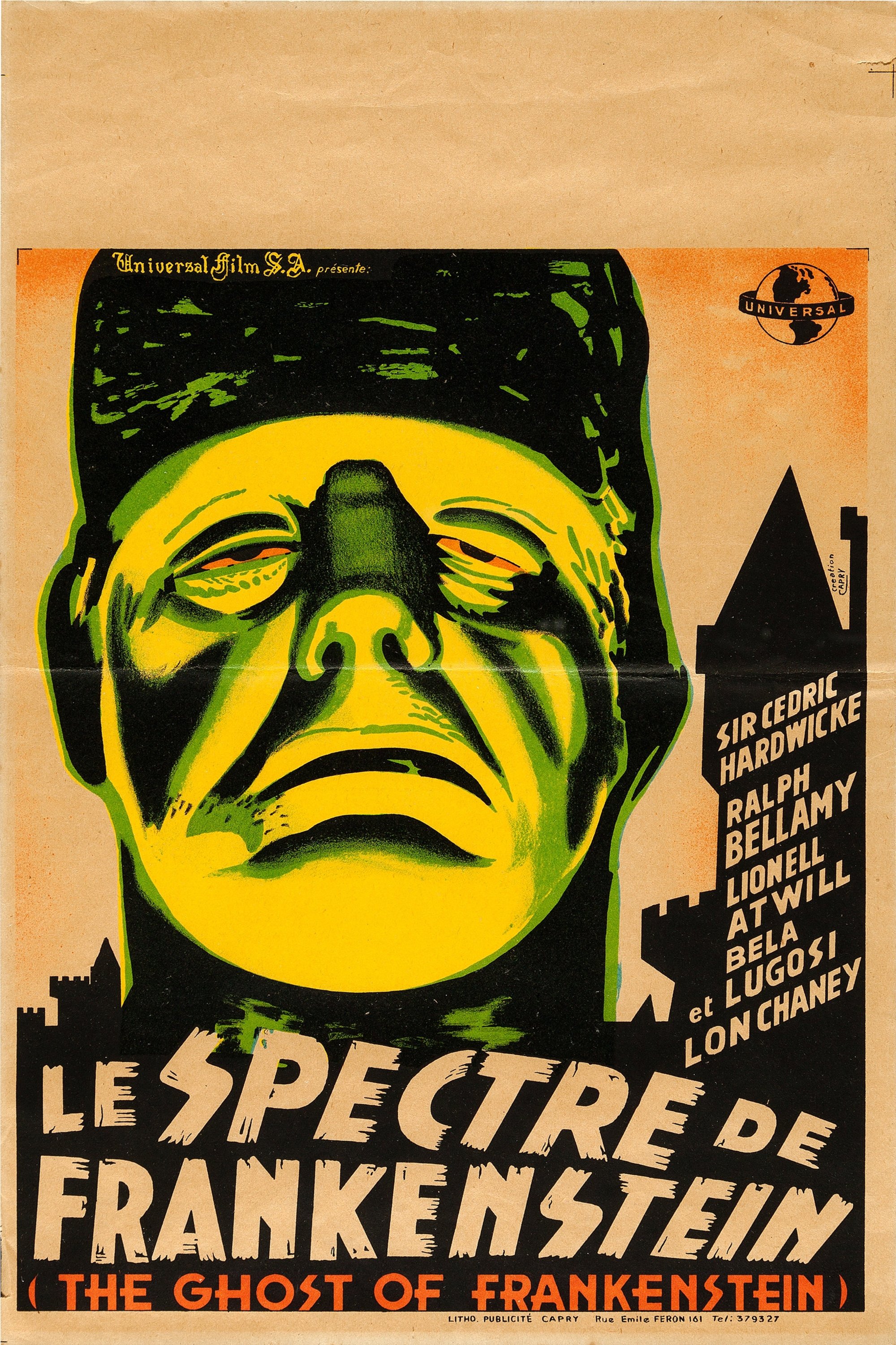 Affiche du film The Ghost of Frankenstein