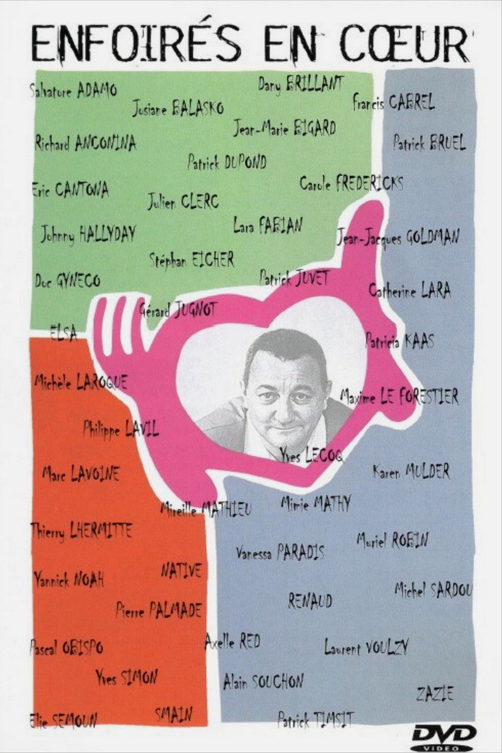 Affiche du film Les Enfoirés 1998 - Enfoirés en cœur