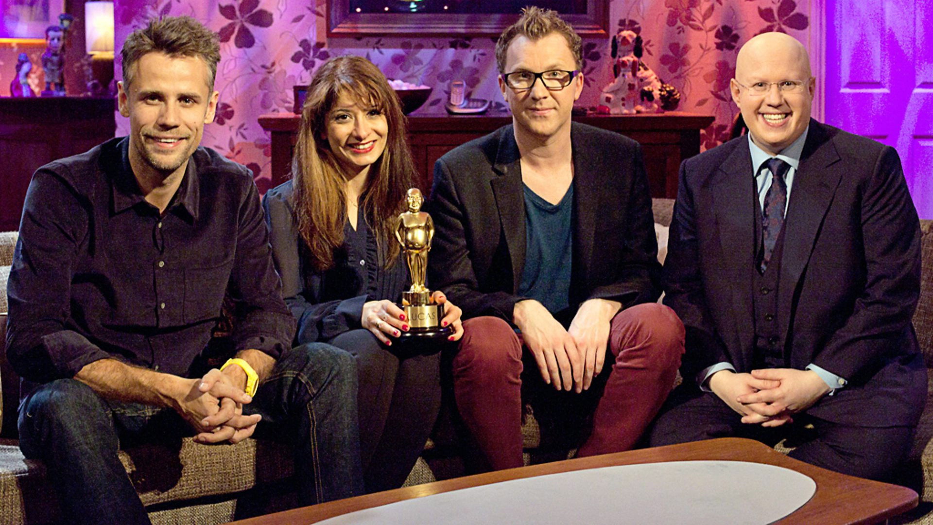 Richard Bacon, Jason Byrne and Shappi Khorsandi