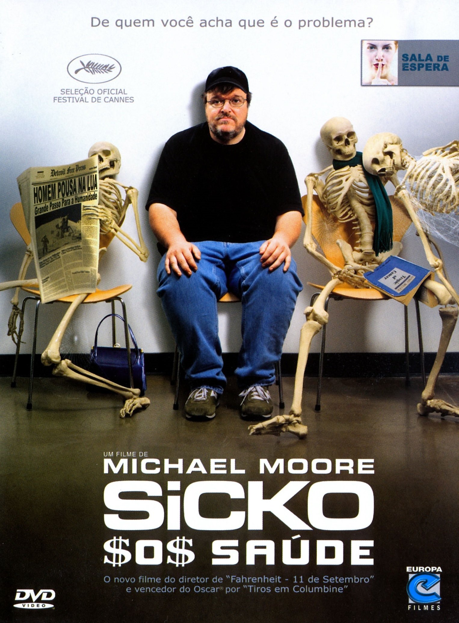 Poster de Sicko: $O$ Saúde
