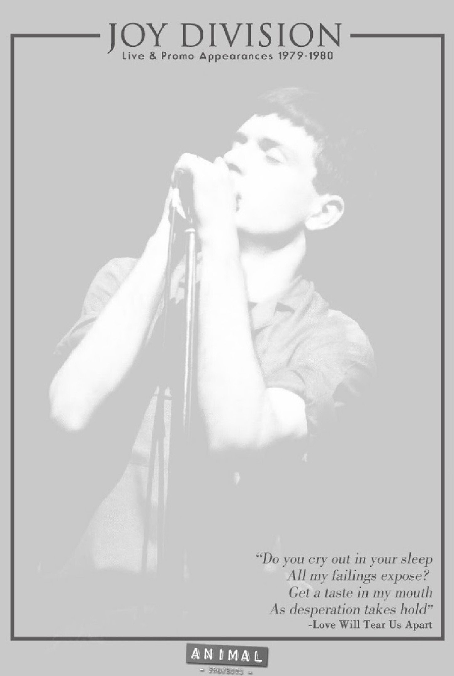 Poster de Joy Division: Live & Promo Appearances 1979-1980