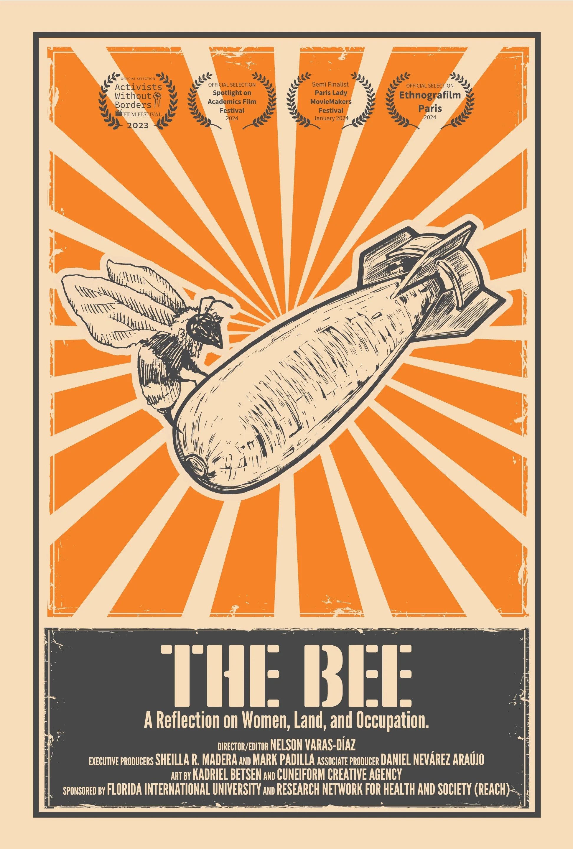 Poster de La Abeja - Una Reflexión Sobre Mujeres, Tierra, y Ocupación