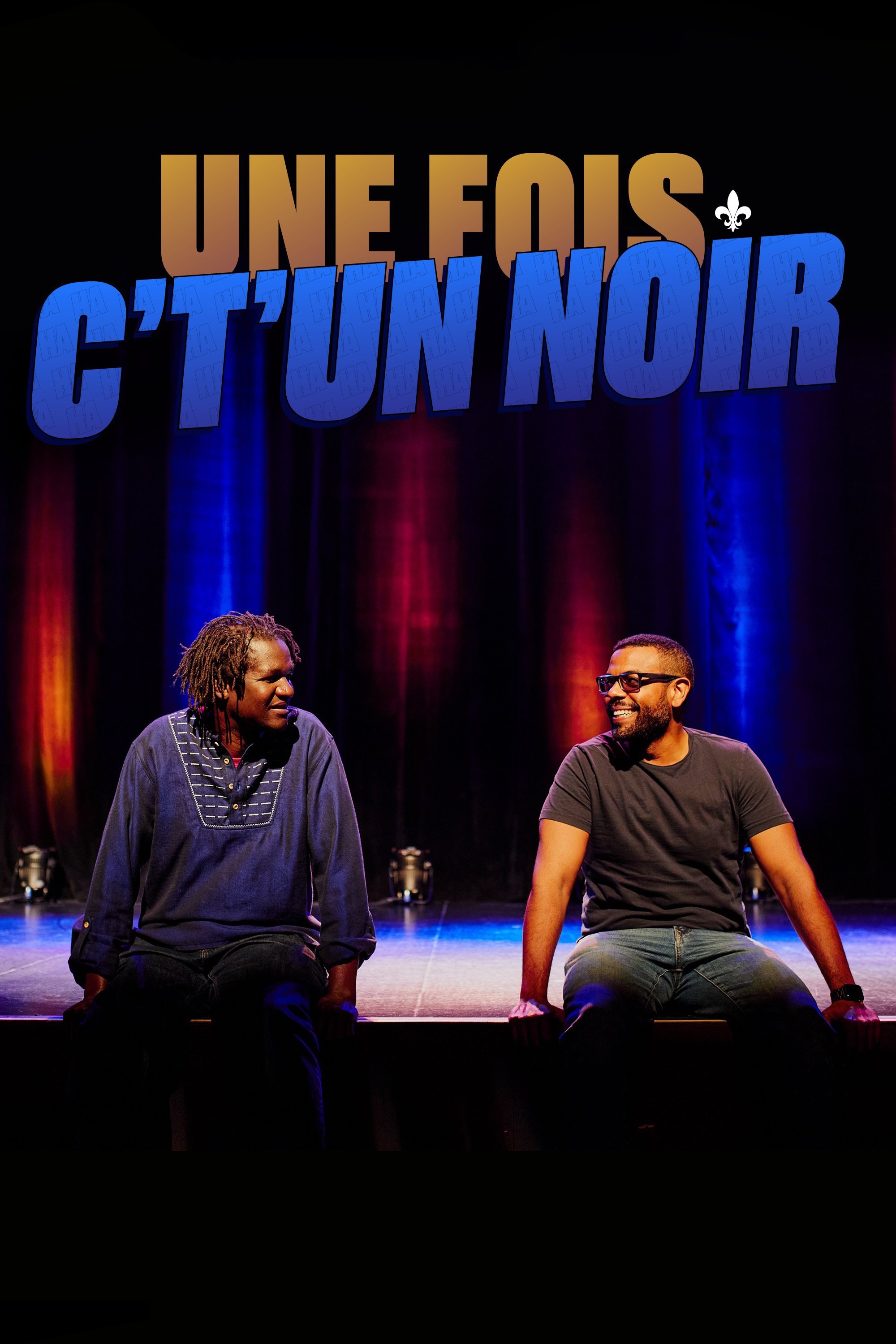 Affiche du film Une fois c't'un noir