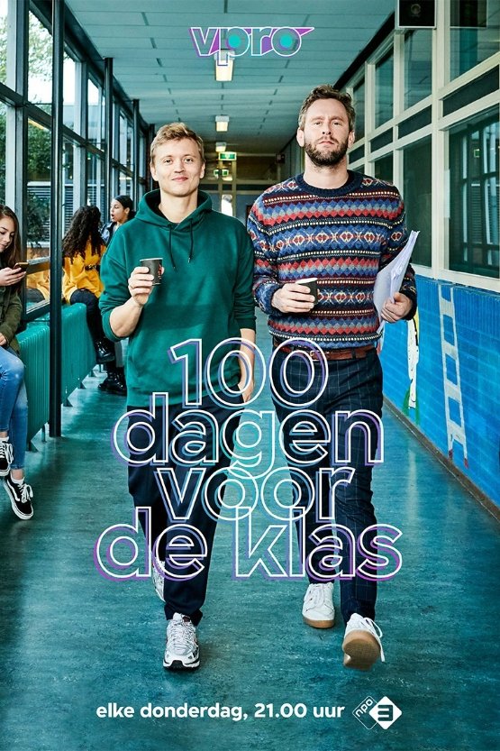 Poster de 100 dagen voor de klas