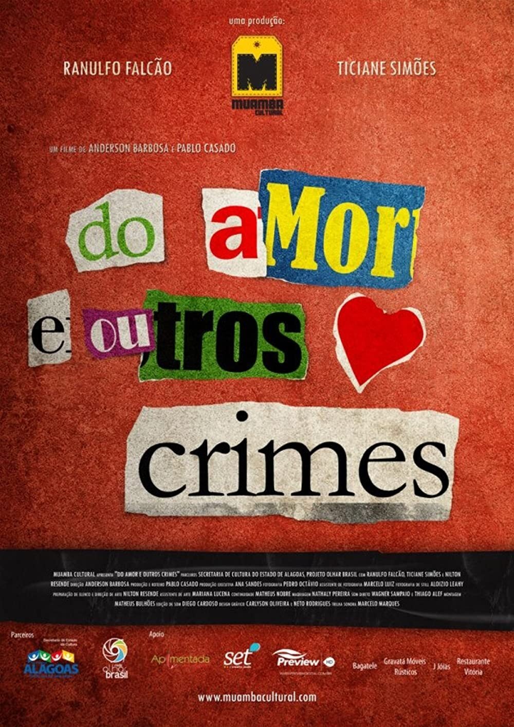 Poster de Do Amor e Outros Crimes