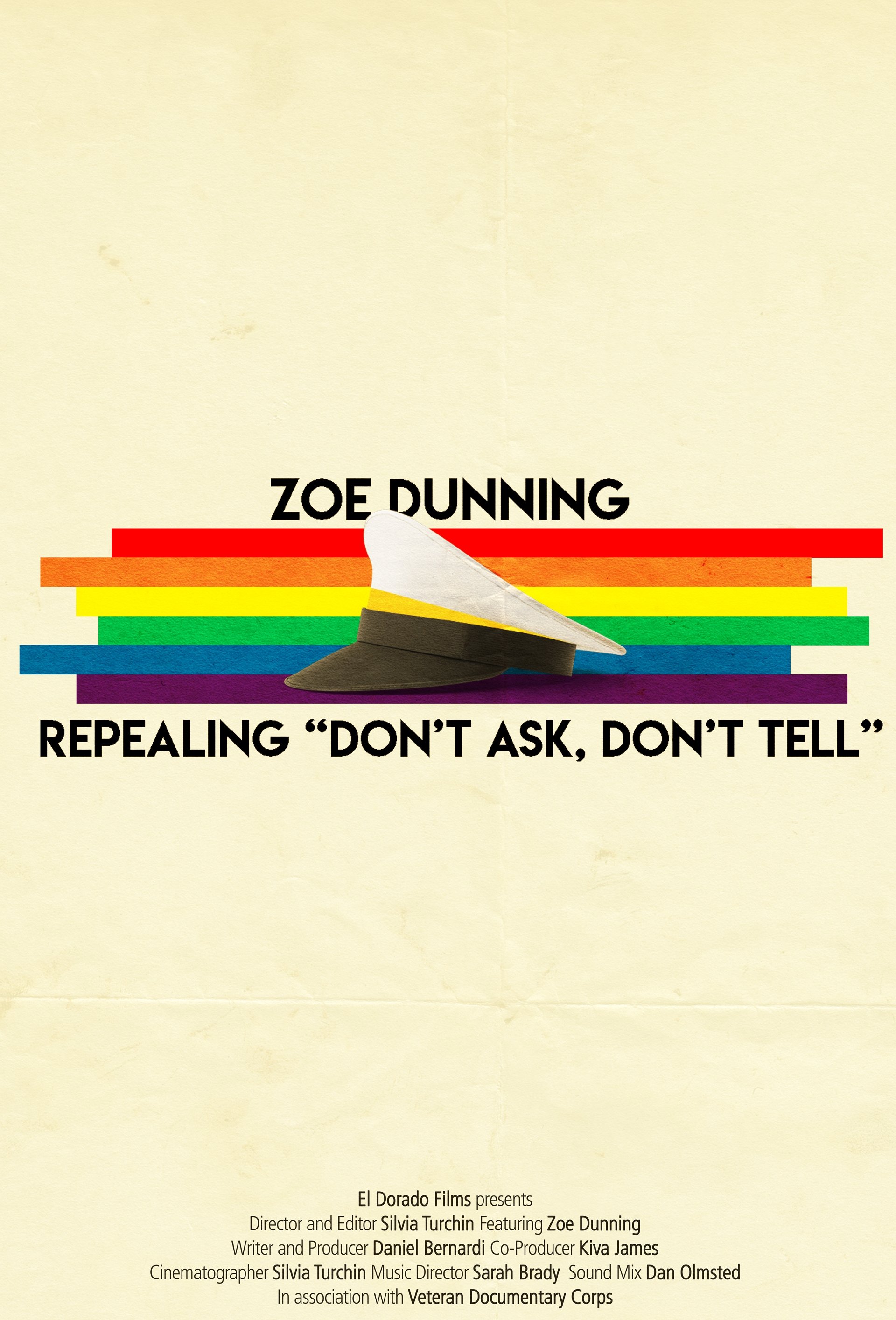 Poster de Zoe Dunning: Repealing "Don't Ask, Don't Tell"