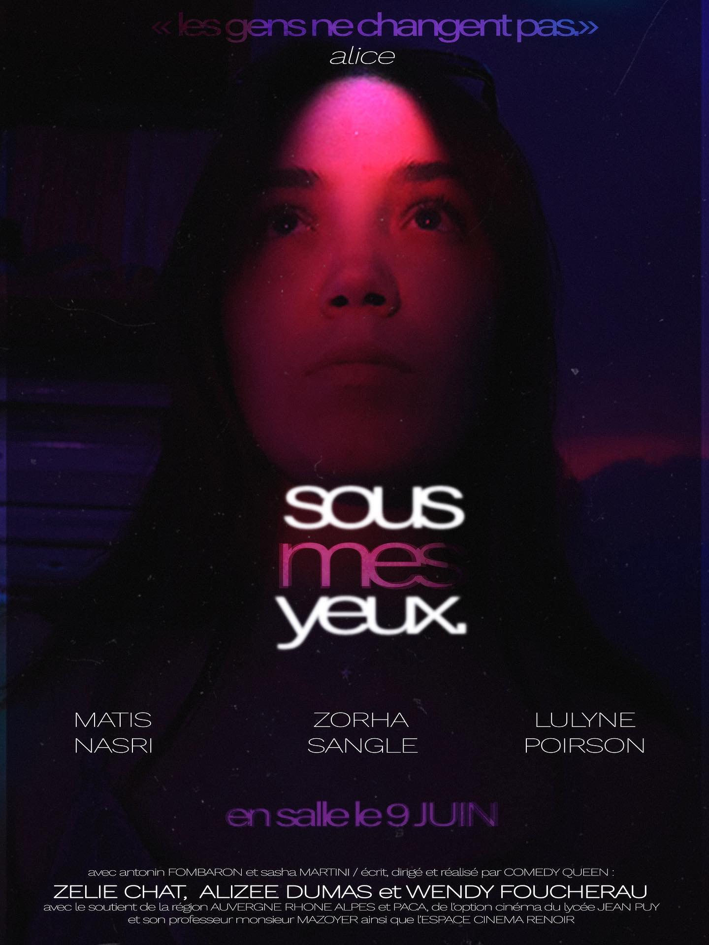 Poster de Sous Mes Yeux