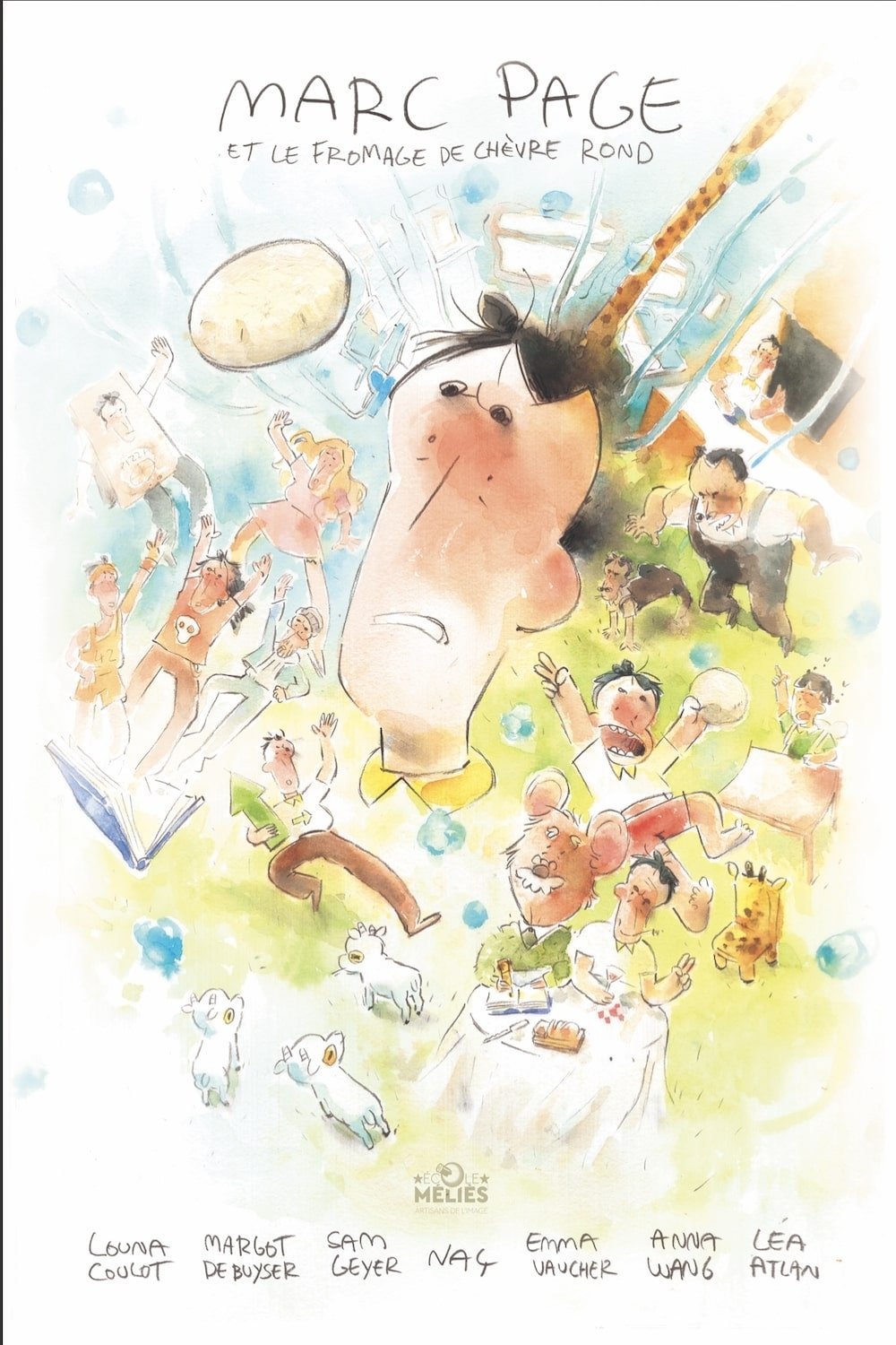 Poster de Marc Page et le fromage de chèvre rond