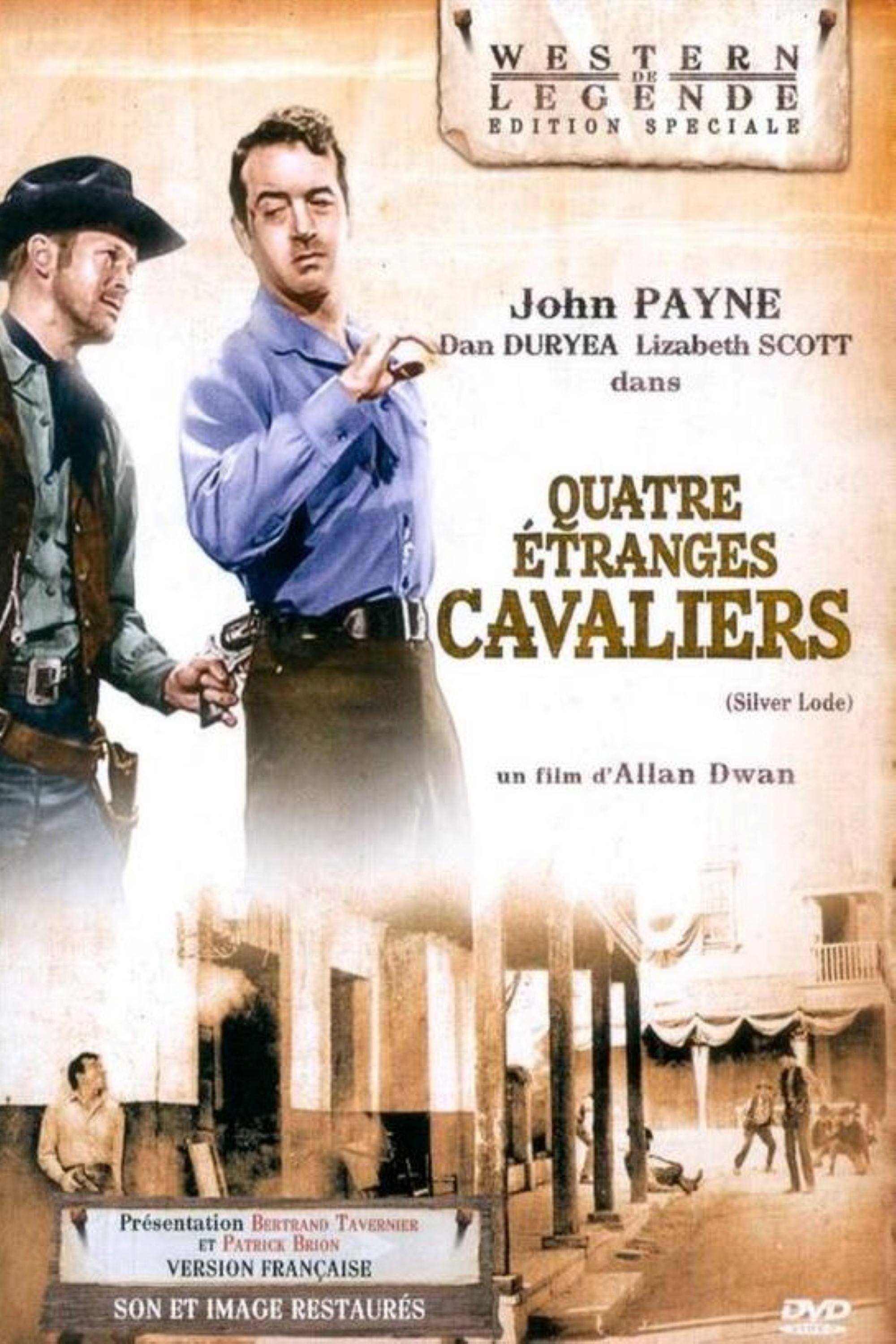 Affiche du film Quatre étranges cavaliers