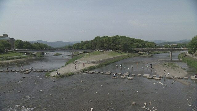 Kyoto's Kamo River Delta