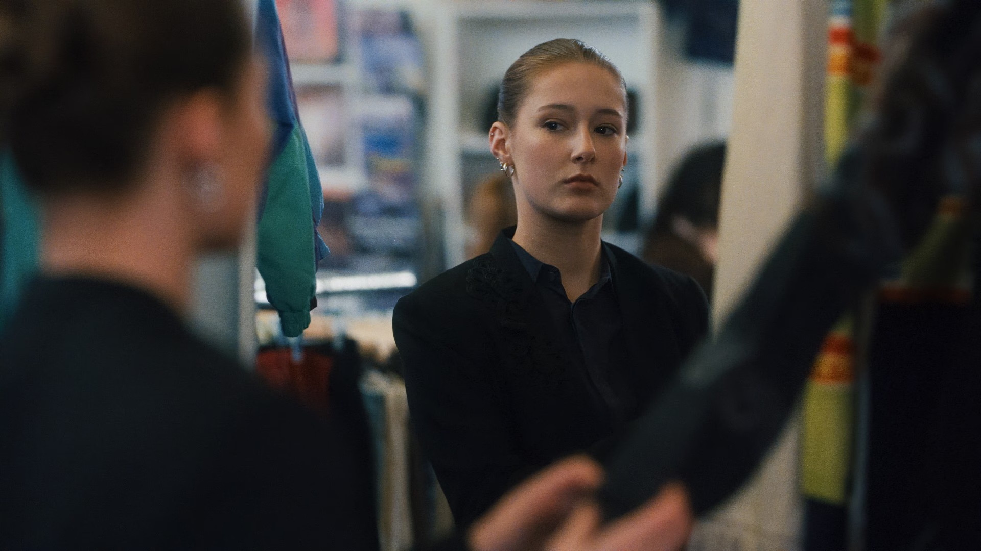 What the hell is she doing here?