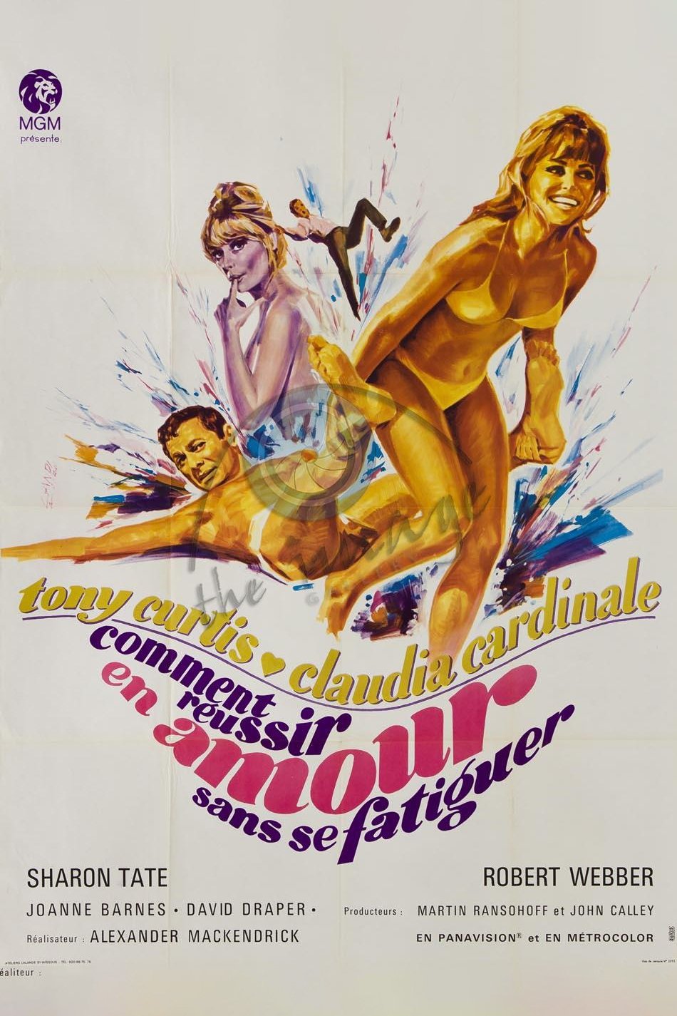 Affiche du film Comment réussir en amour sans se fatiguer