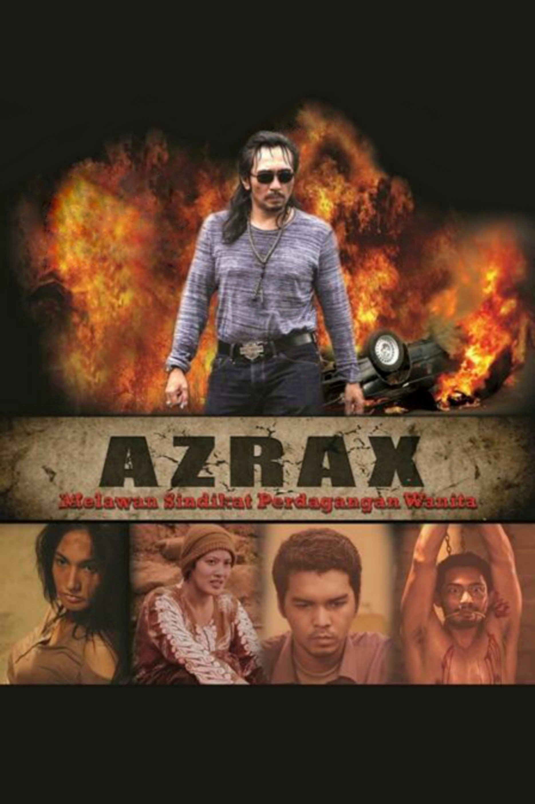 Poster de Azrax Melawan Sindikat Perdagangan Wanita