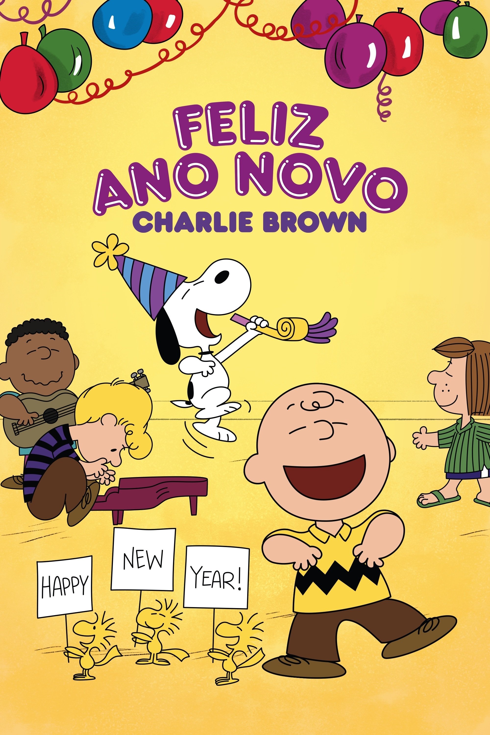 Poster de Feliz Ano Novo, Charlie Brown