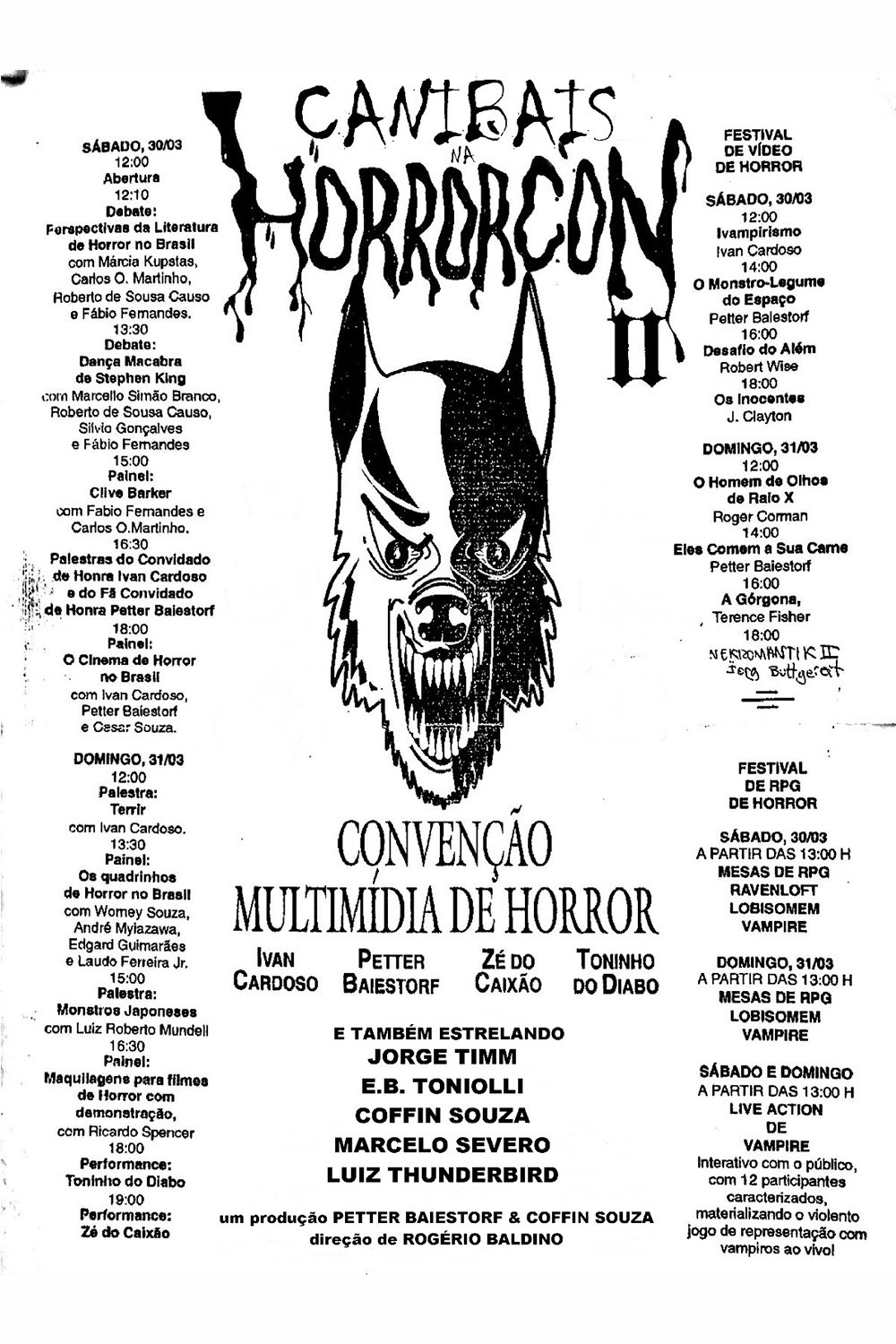 Poster de Canibais na HorrorCon
