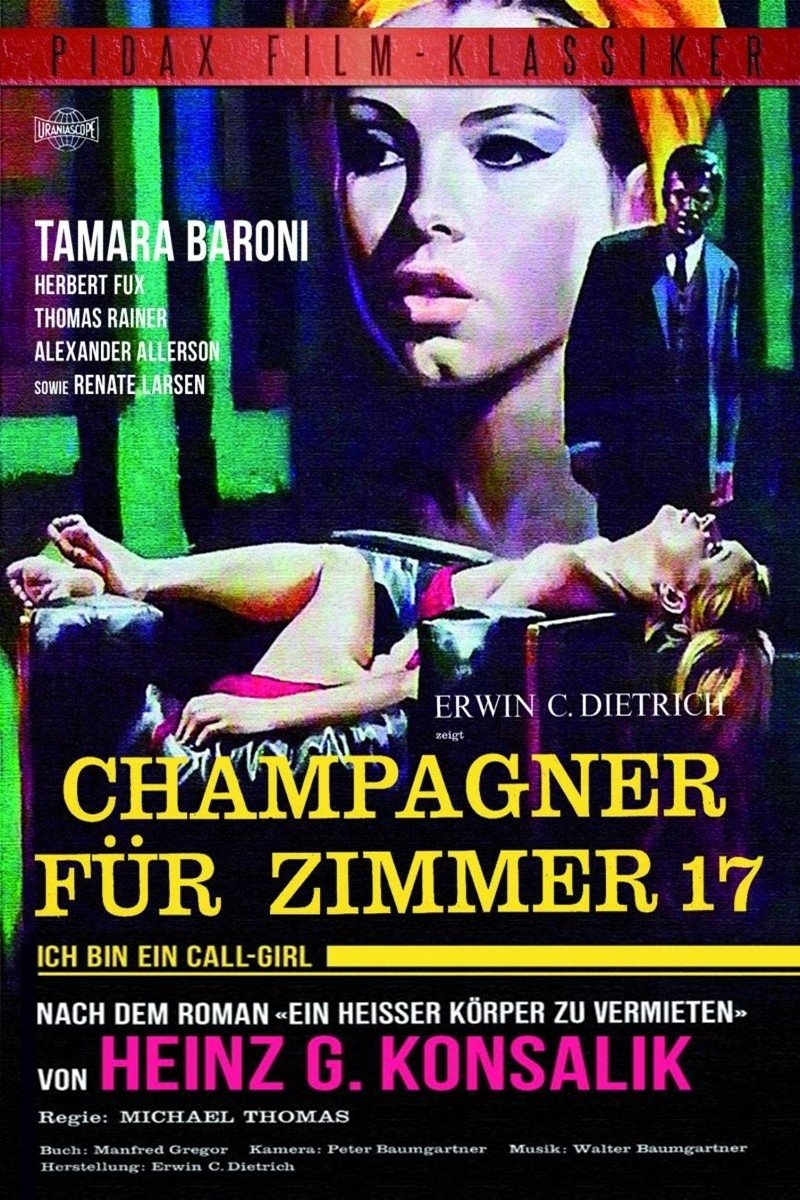 Poster de Champagner für Zimmer 17