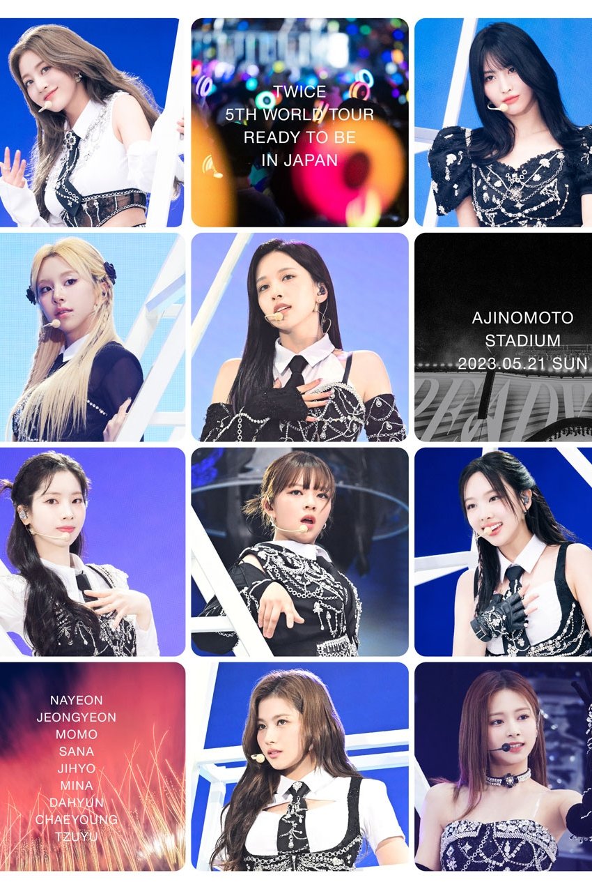 Poster de TWICE 5TH WORLD TOUR 'READY TO BE' in JAPAN