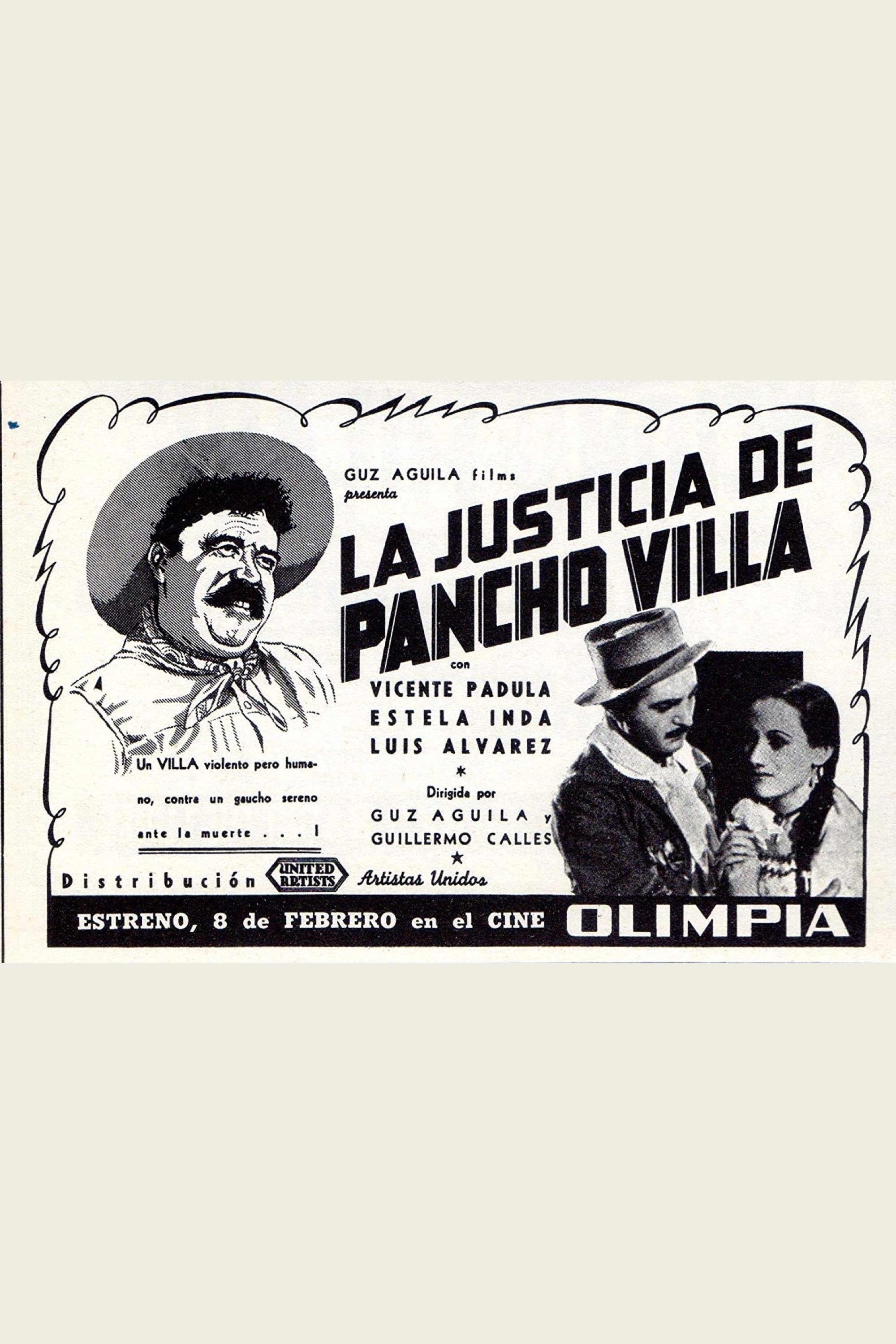 Poster de La justicia de Pancho Villa