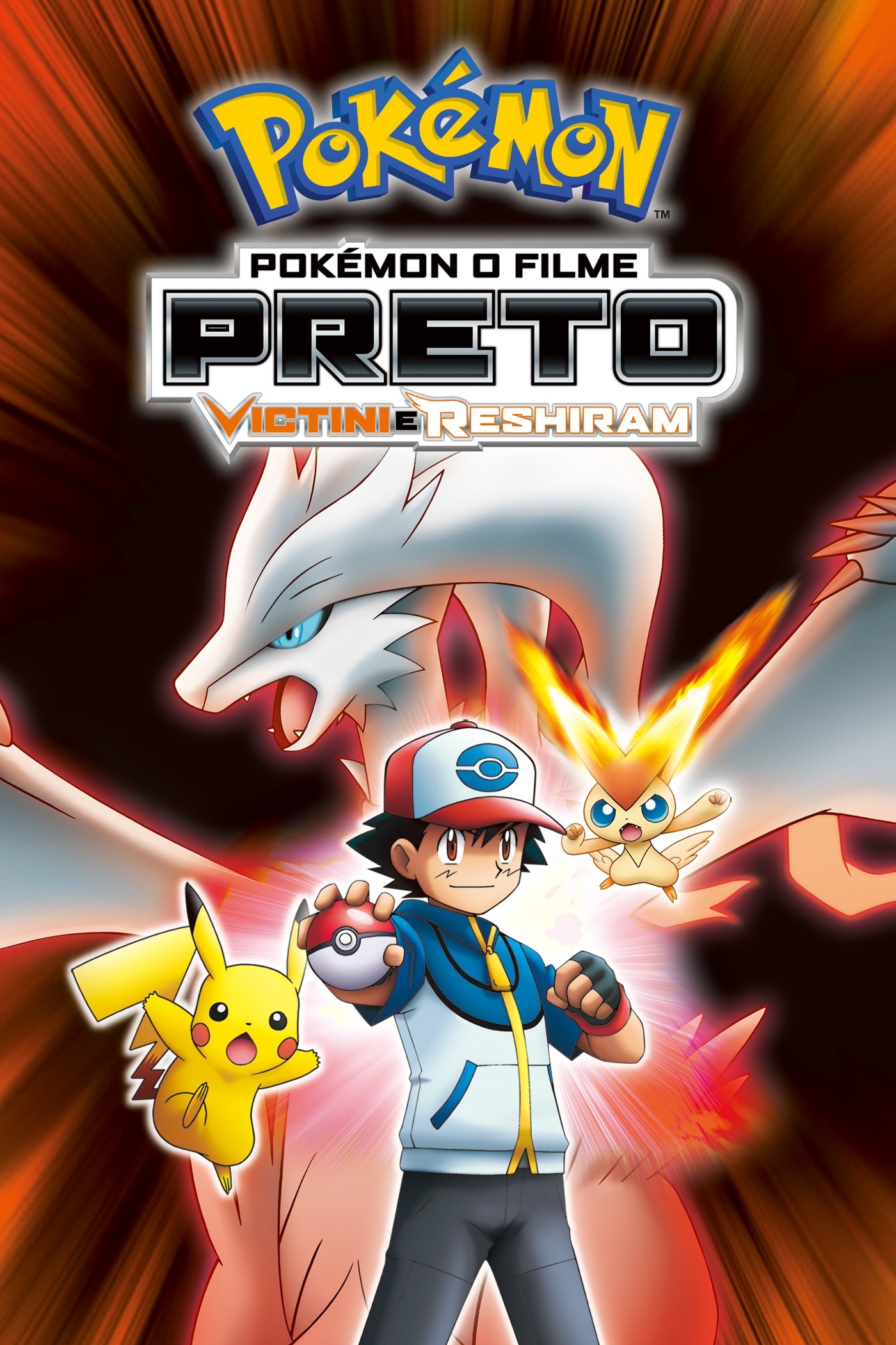 Poster de Pokémon o Filme: Preto - Victini e Reshiram