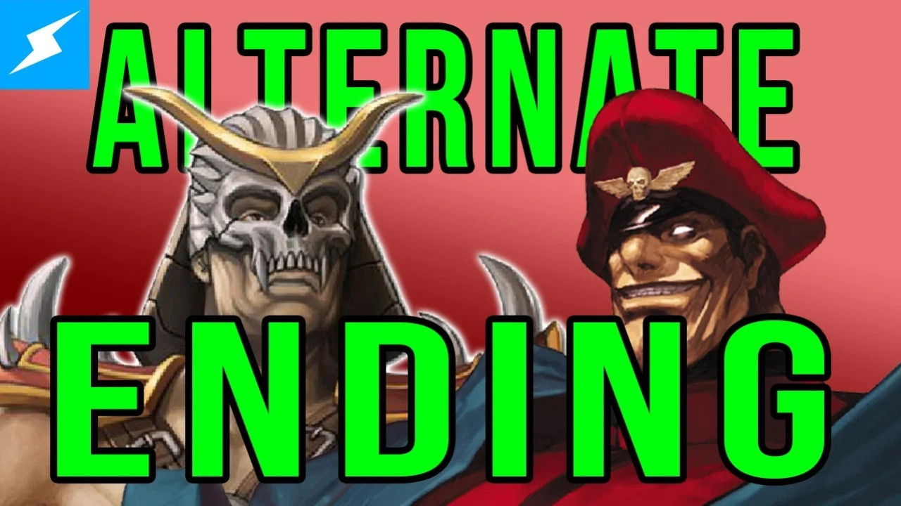 SECRET ENDING to Shao Kahn VS M. Bison