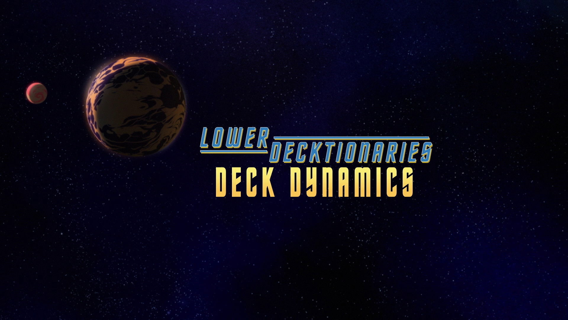 Lower Decktionaries - Deck Dynamics