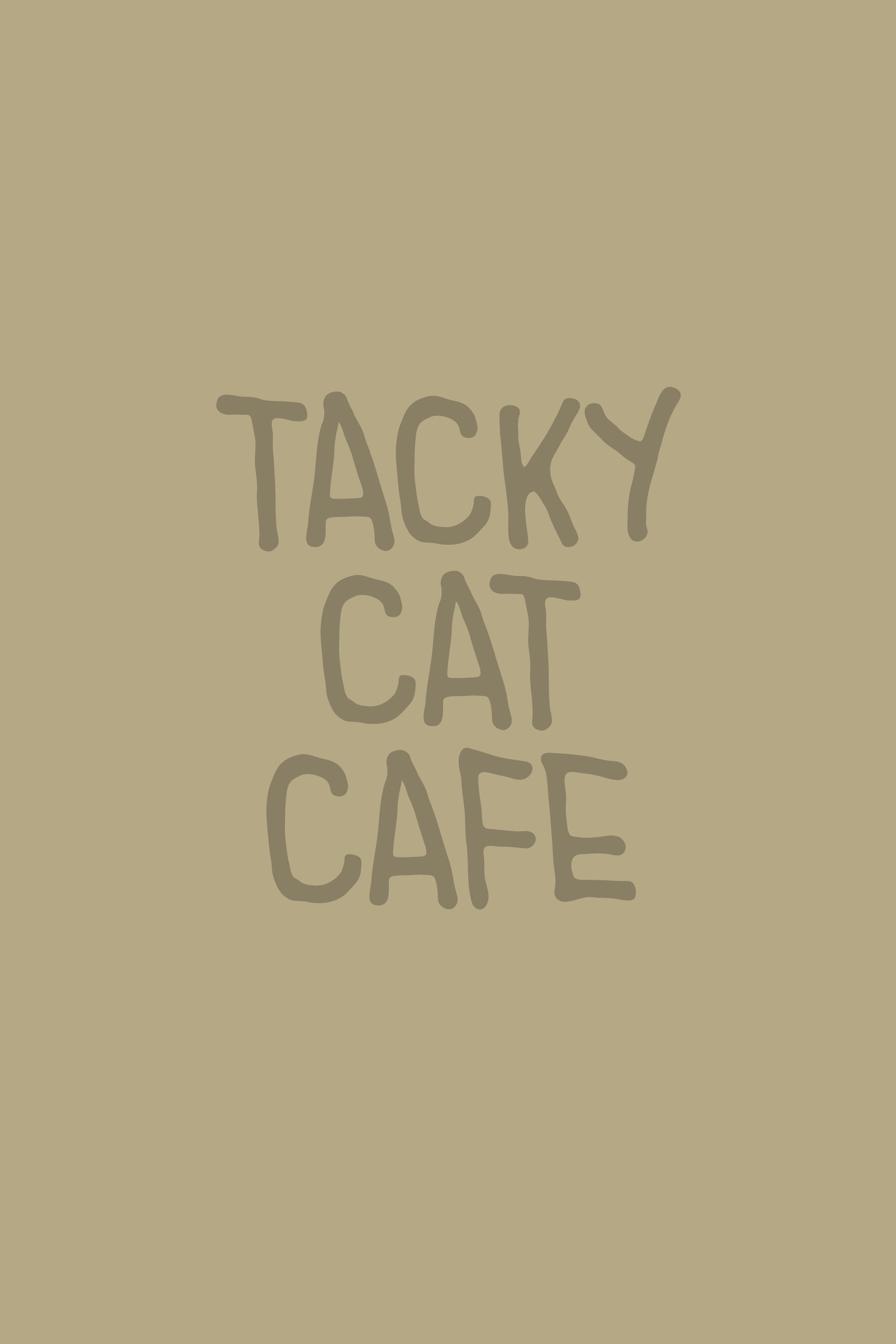 Poster de Tacky Cat Cafe