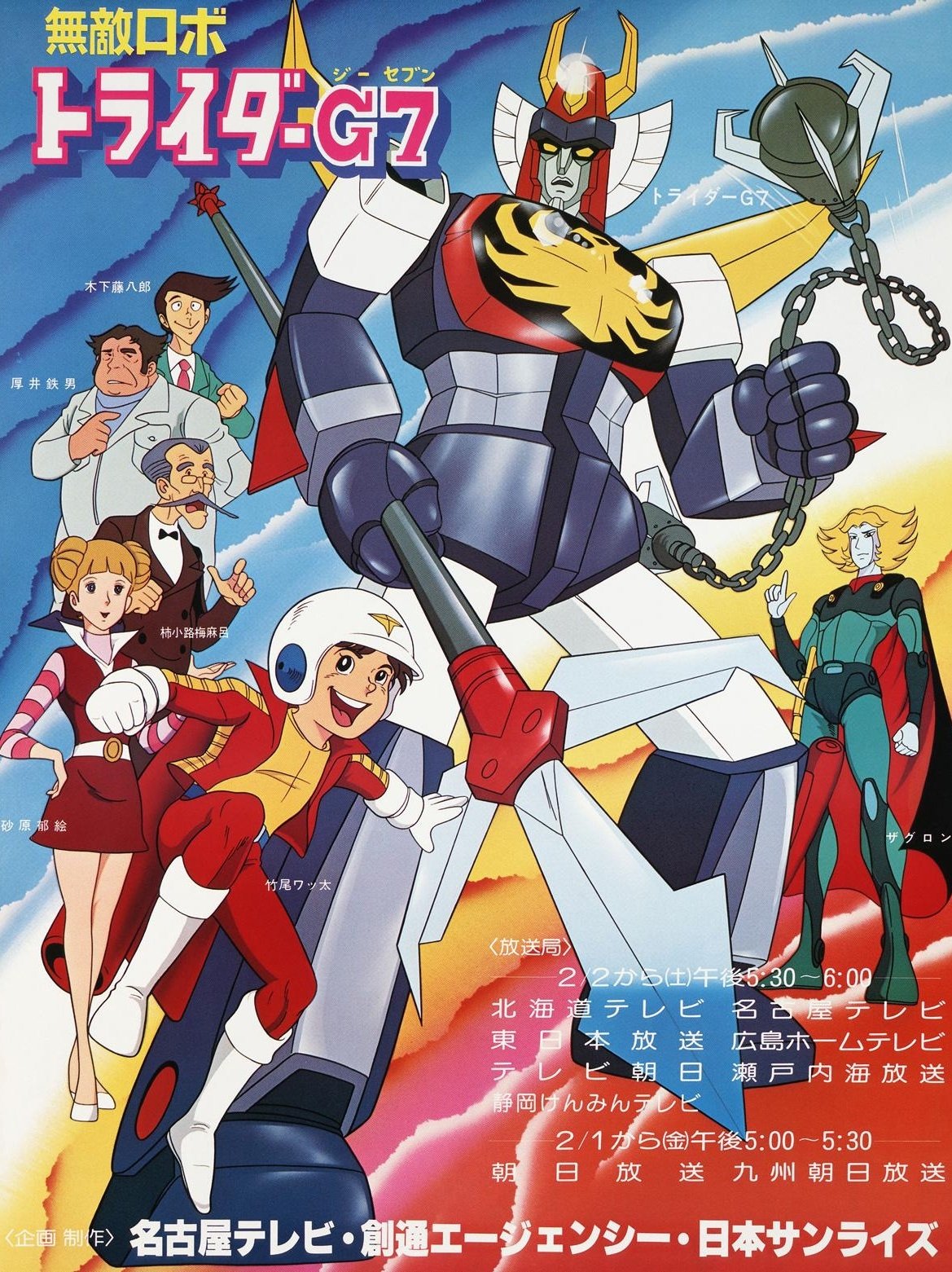 Poster de 無敵ロボ トライダーG7