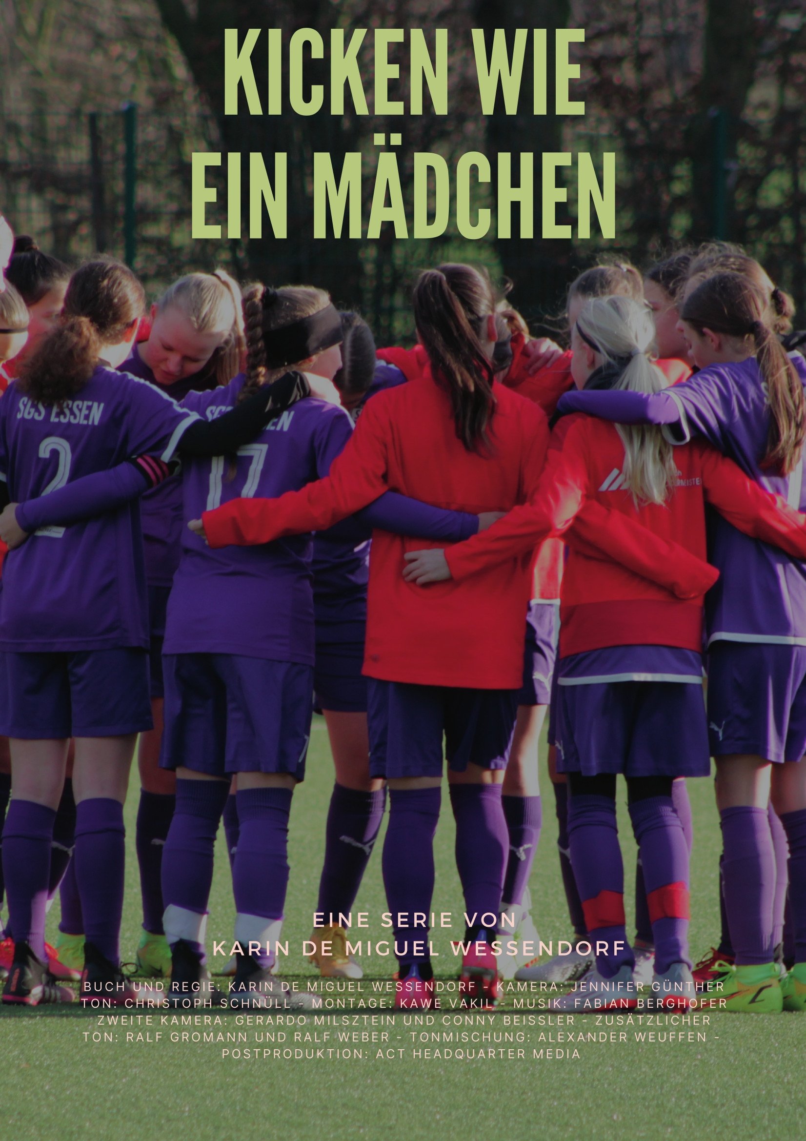 Poster de Kicken wie ein Mädchen