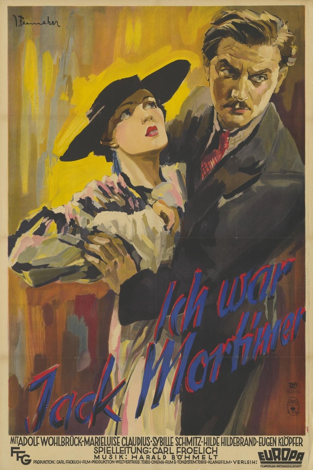 Ich war Jack Mortimer Poster