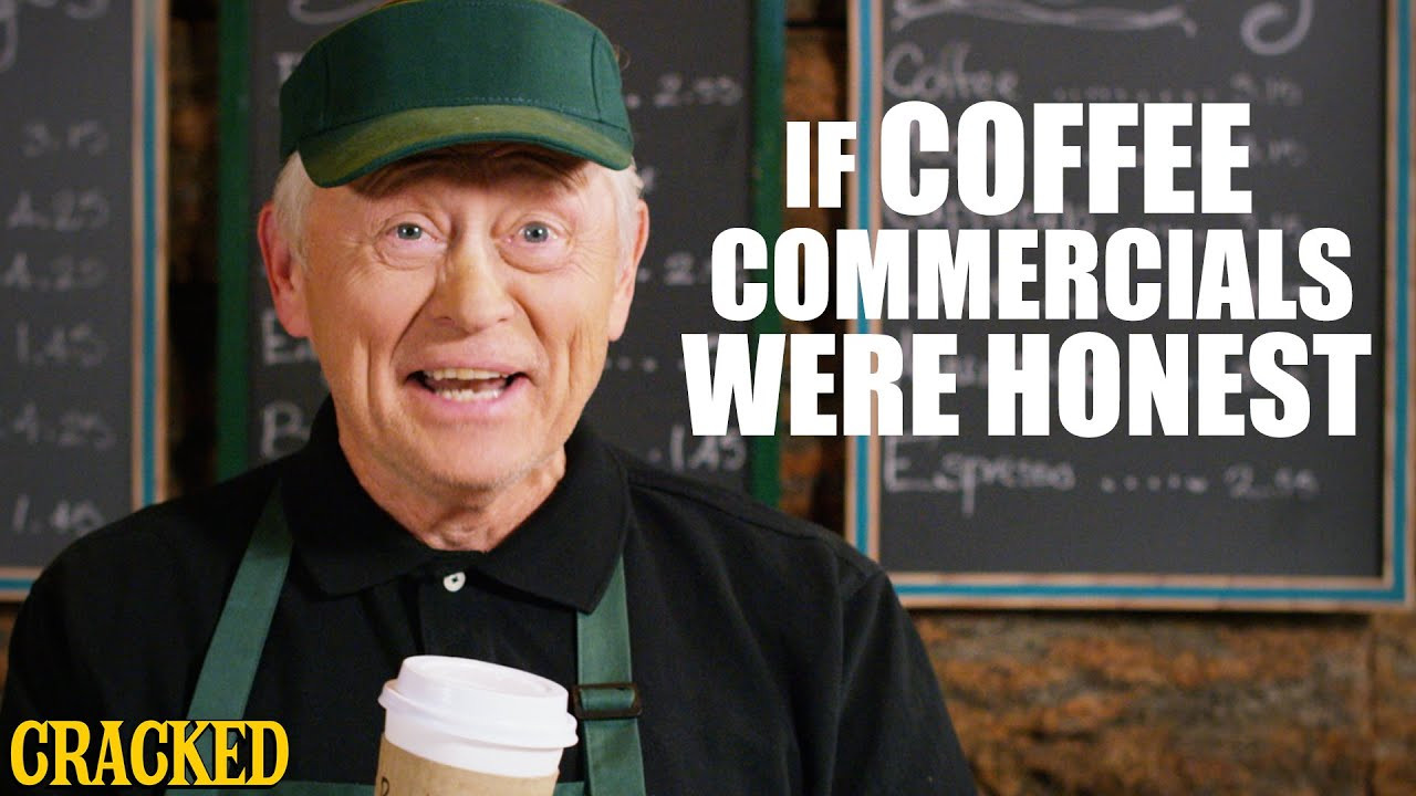 If Coffee Commercials Were Honest (Starbucks, Coffee Bean, Folgers Parody)