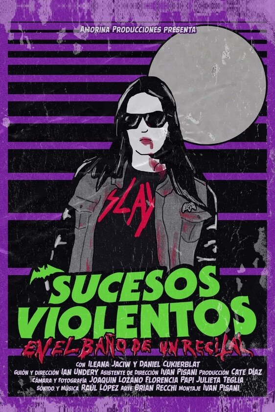 Poster de Sucesos violentos en el baño de un recital