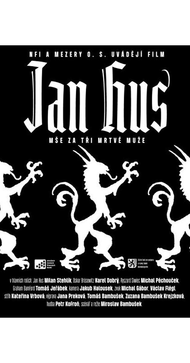 Poster de Jan Hus - mse za tri mrtvé muze