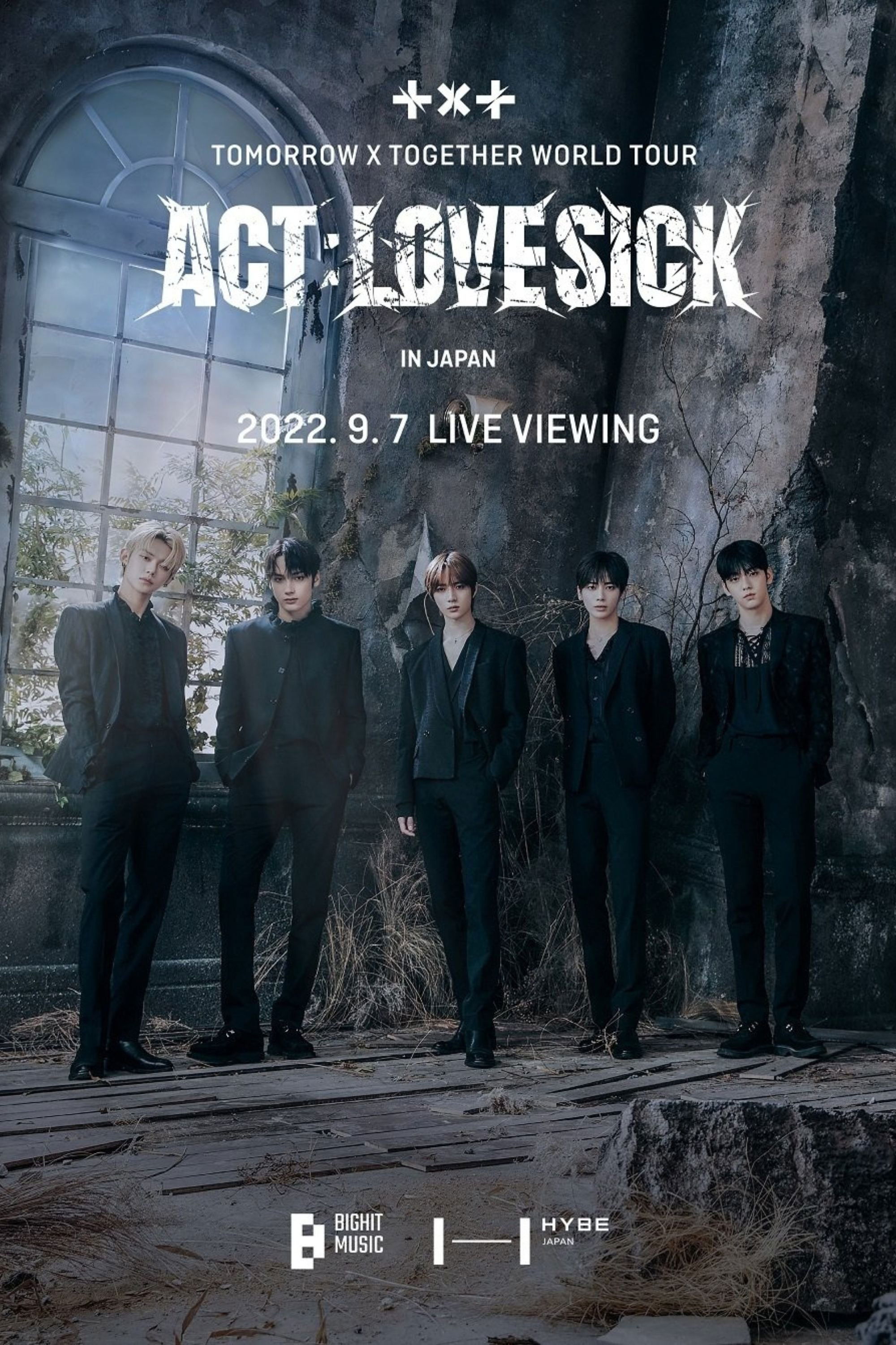 Poster de TOMORROW X TOGETHER WORLD TOUR 'ACT:LOVESICK'