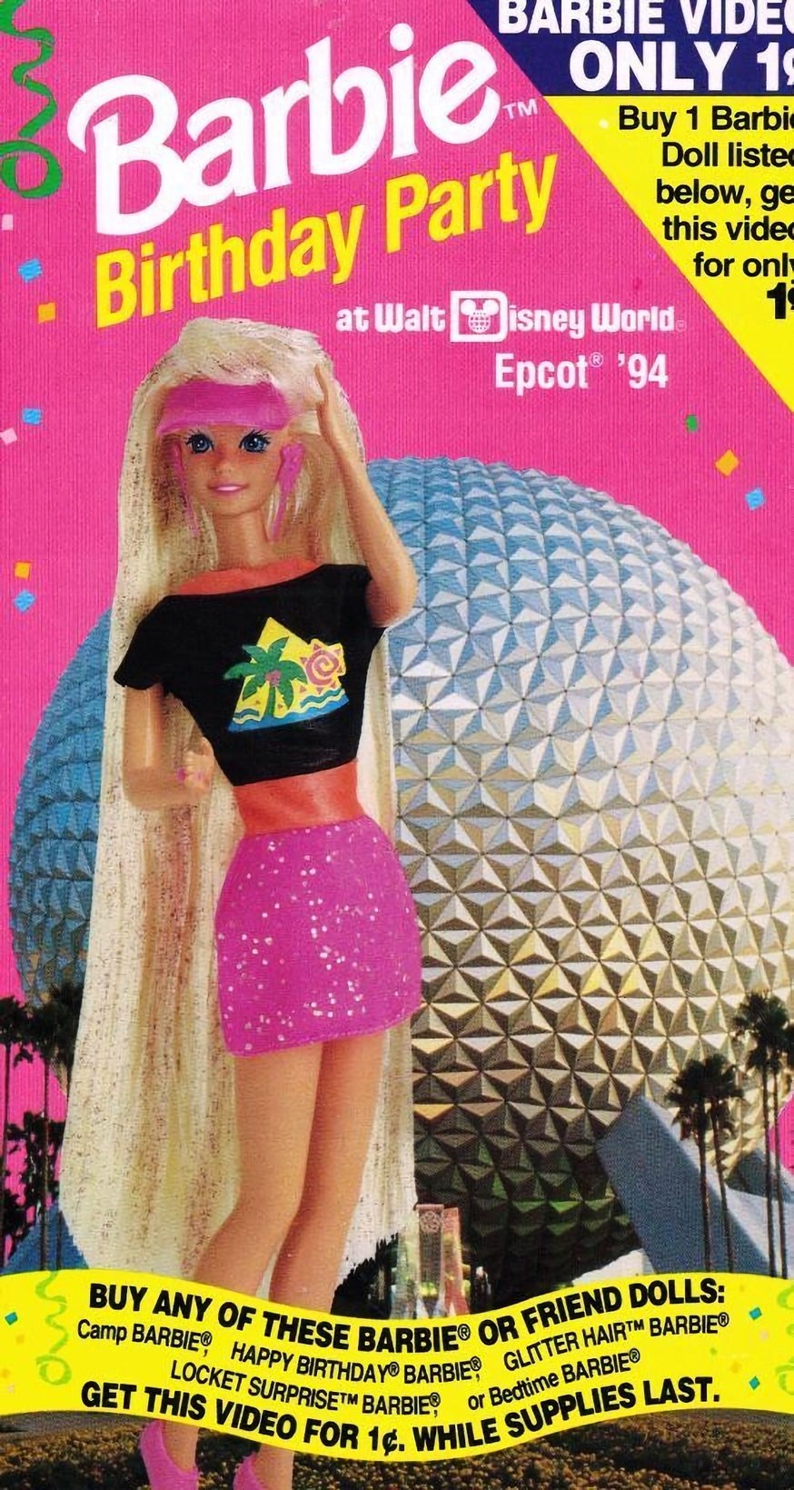 Poster de Barbie Birthday Party at Walt Disney World Epcot '94