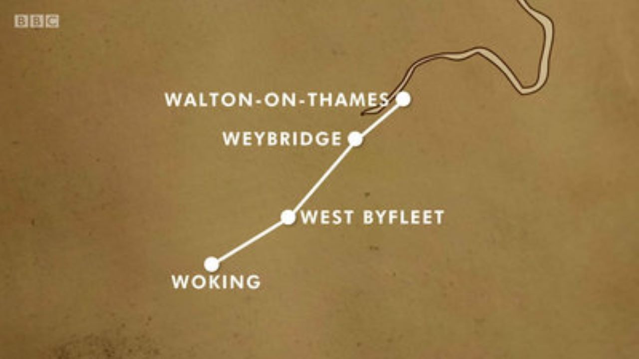 Woking to Walton-on-Thames