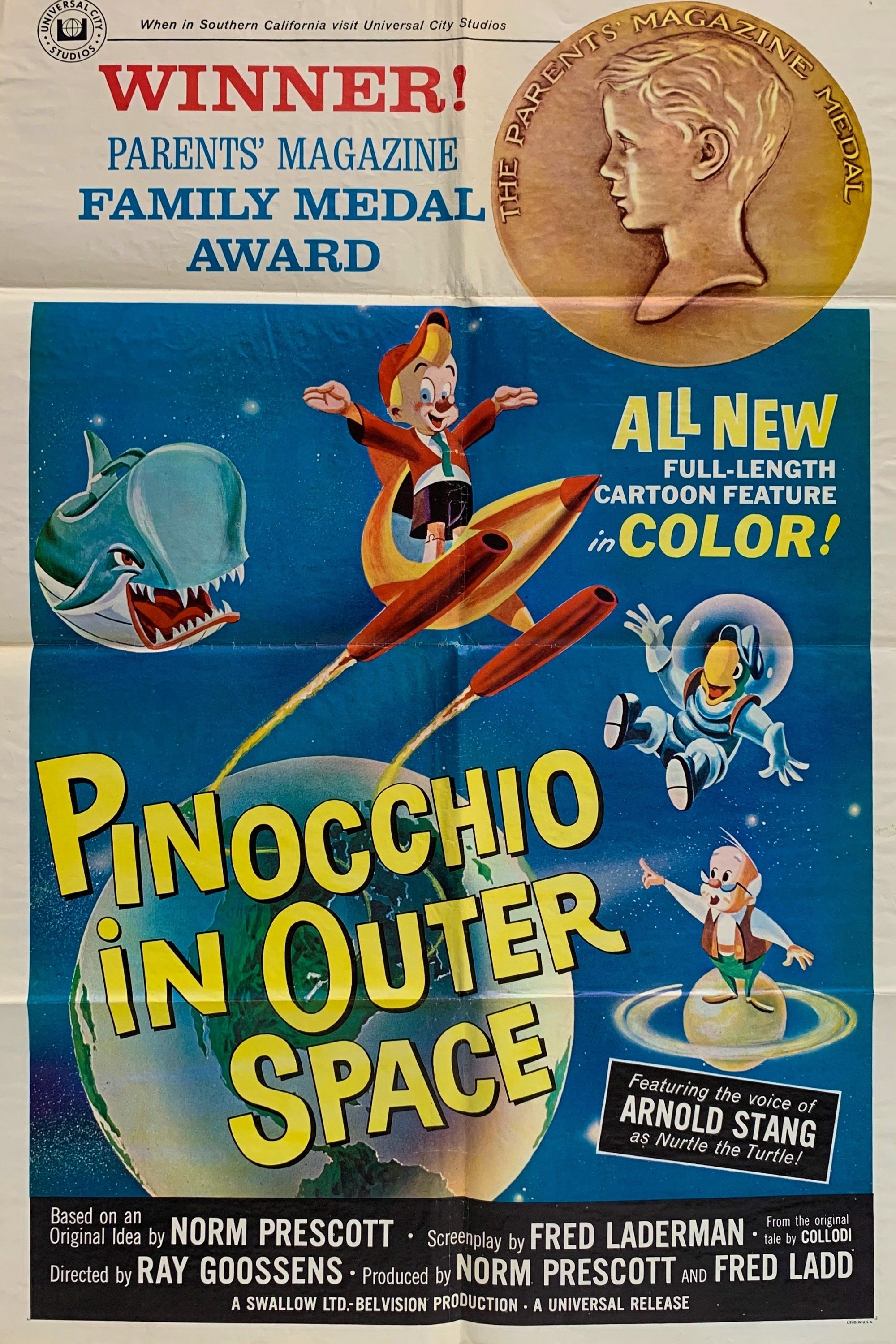 Poster de Pinóquio no Espaço
