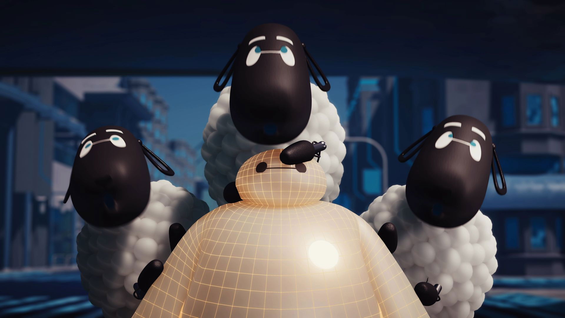 Baymax Dreams of Evil Sheep